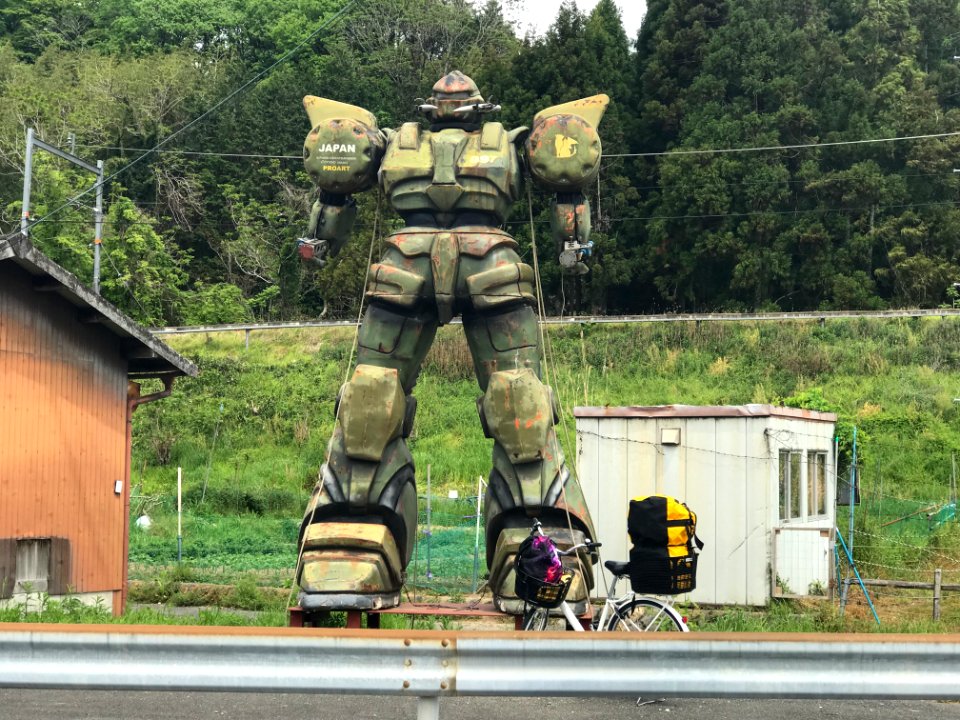Metallic Robot Statue