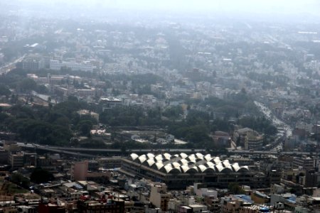 KR Market & the Mysore Road Flyover