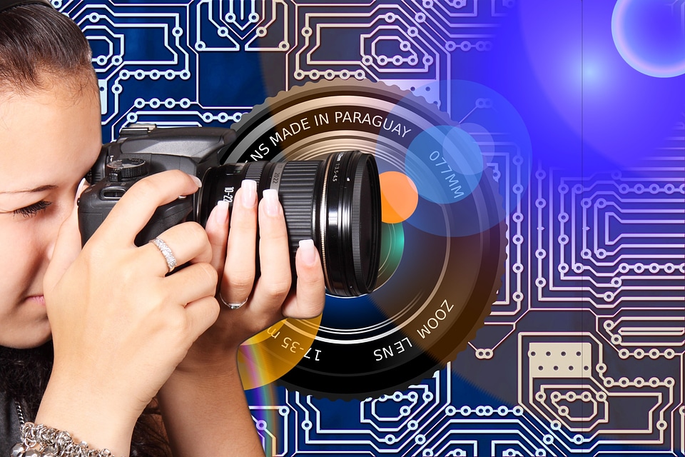 Digital photography lens