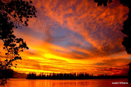 An Impressive sunset in Isle of Pines in New Caledonia by iezalel williams IMG_0255 photo