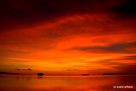 Sunset Orange tone by iezalel williams - Isle of Pines in New Caledonia - IMG_4527 - Canon EOS 700D photo