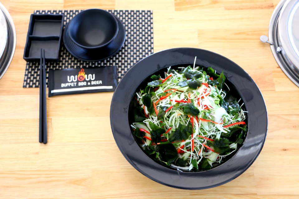 salad rau mầm, rong biển 1