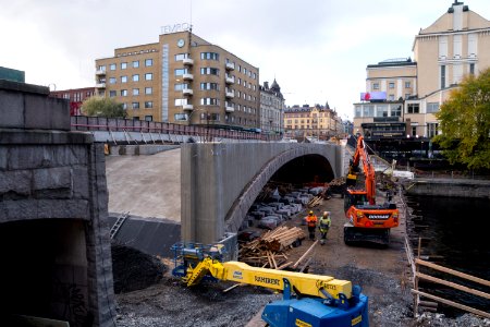 Progress on the hämeensilta rebuilding project photo