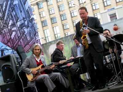 ...in Moscow. Triumphalnaya square (04.09.2011)