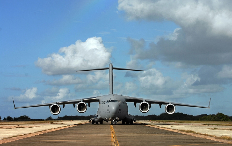 Globemaster airplane jet