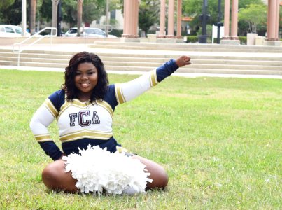cheering in the field