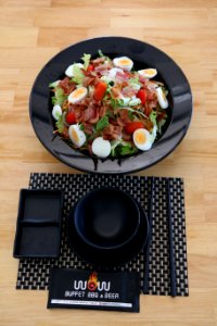 salad bacon