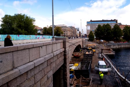 Progress on the hämeensilta rebuilding project photo