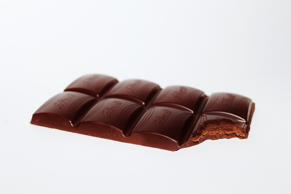 Dark chocolate orange filling sweet