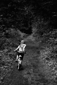 small cyclist