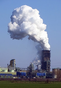 Power plant environmental protection current photo