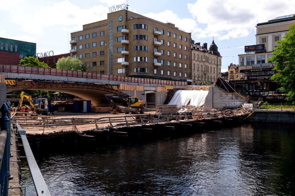 Progress on hämeensilta reconstruction project