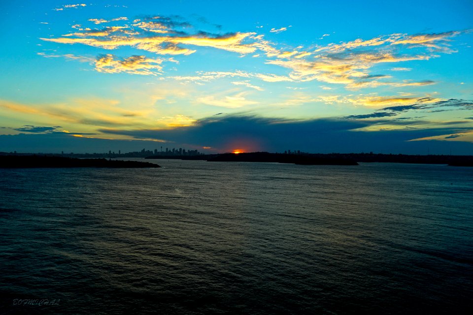 Sunset, Fairfax lookout, NSW, Australia