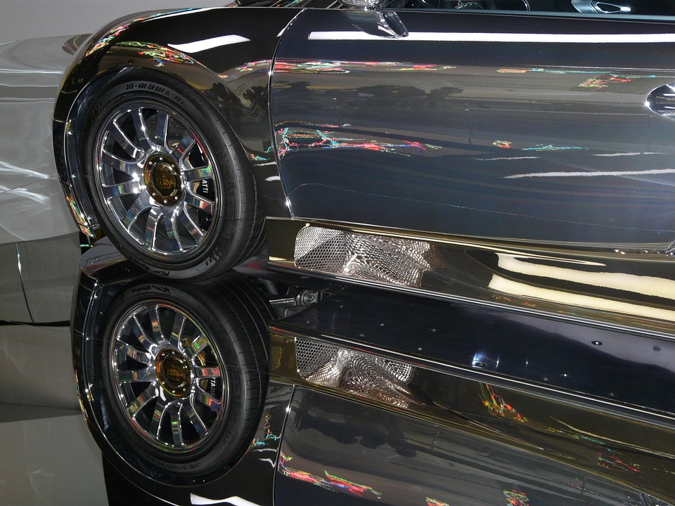 Rim chrome plated automotive