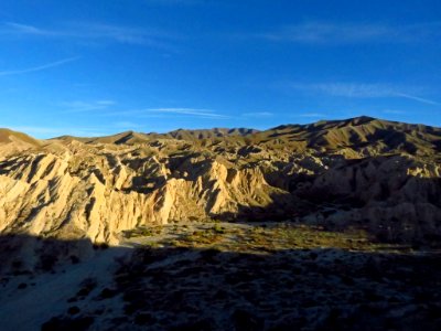 Badlands at Anza-Borrego Desert SP in CA