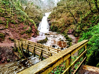 Gleno Waterfall-Larne-NORTHERN IRELAND.......