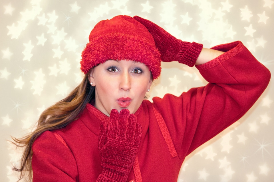 Cold winter christmas