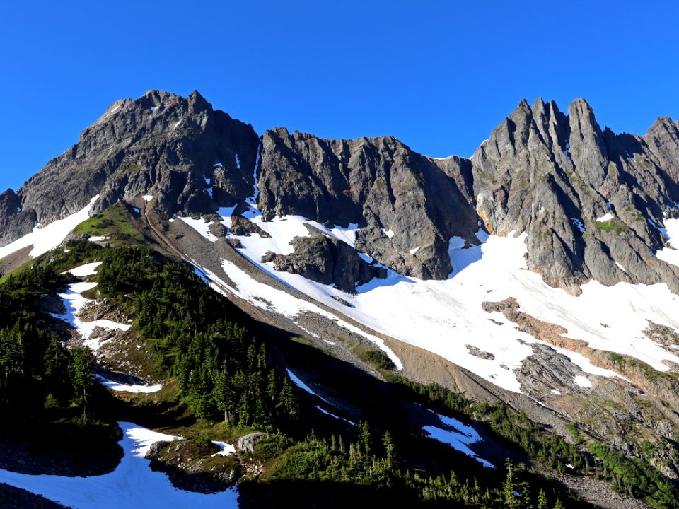 Cascade Pass at North Cascades in WA