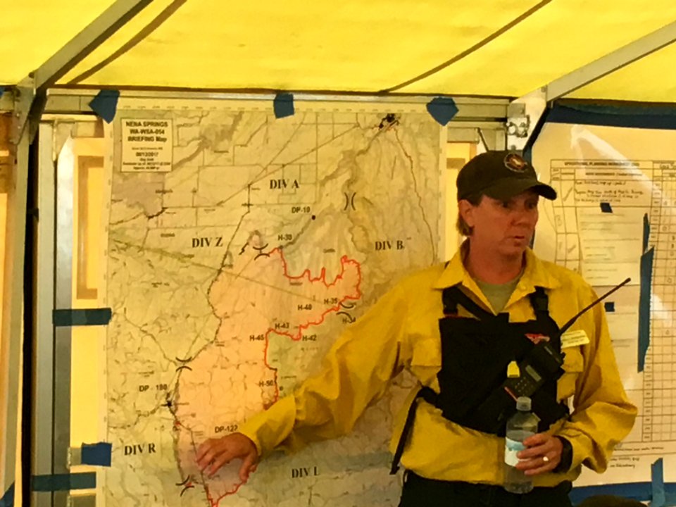 Incident Management Team fire briefing