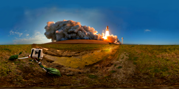 STS-133 liftoff photo