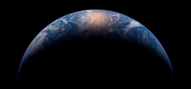 The Earth from 31000 km high