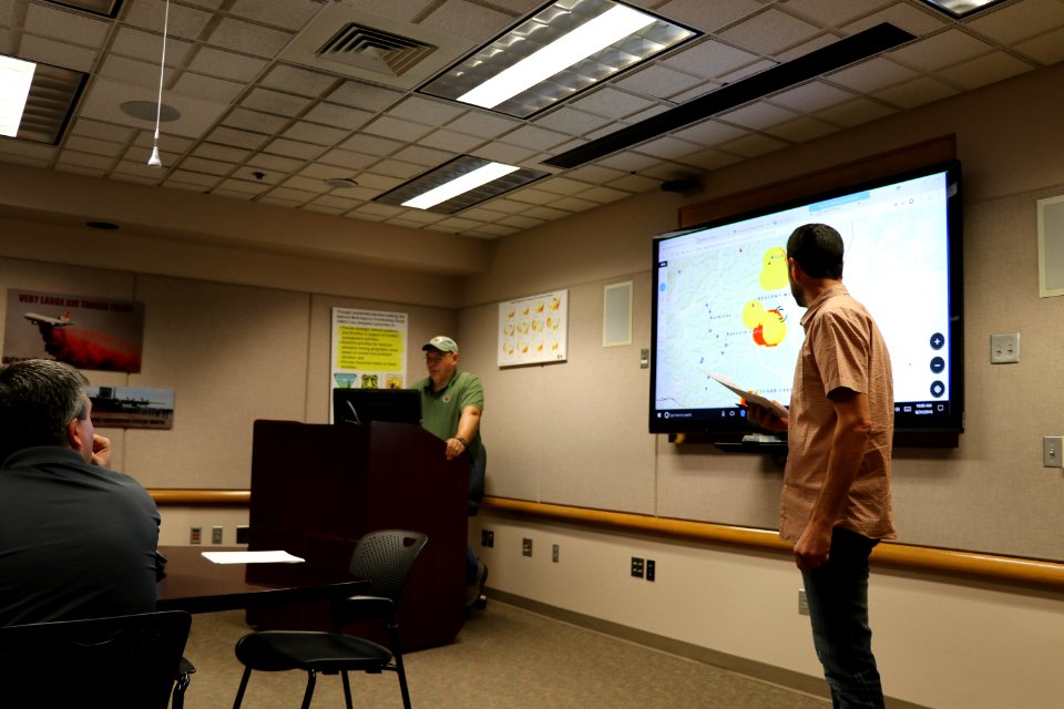 On the campus of the National Interagency Fire Center.