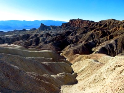 Zabriskie Point at Death Valley NP in CA