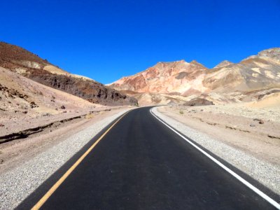 Artist Drive at Death Valley NP in CA