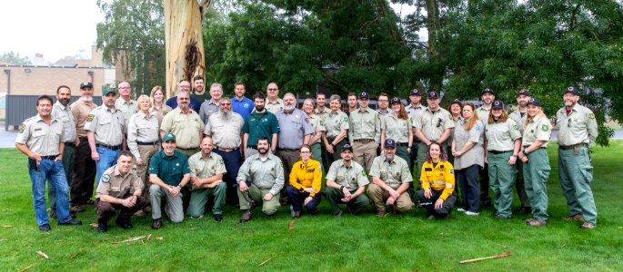 Group photo of Incident Management Teams from USA & Canada