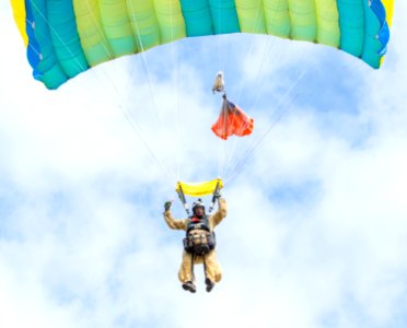 Boise smokejumper  DHS-8-106 (Dash 8) aircraft training.