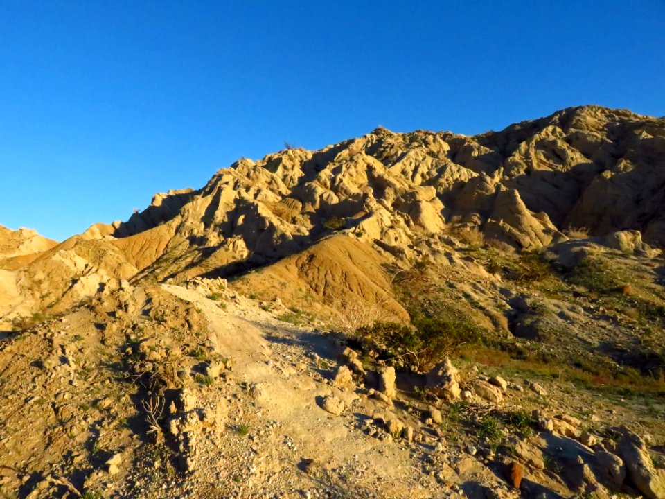 Badlands at Anza-Borrego Desert SP in CA