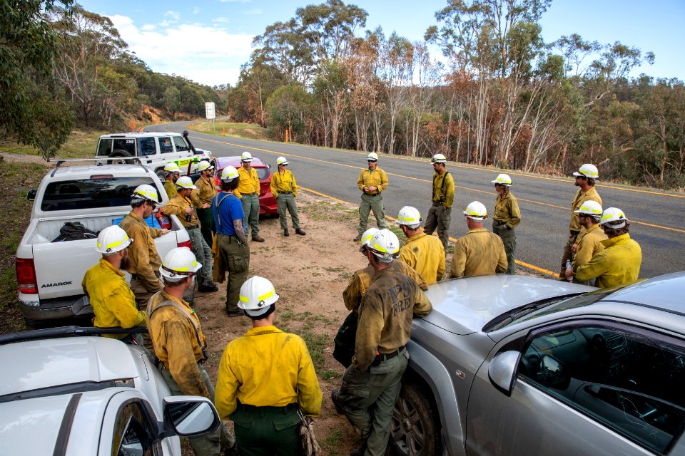 US firefighters in Australia
