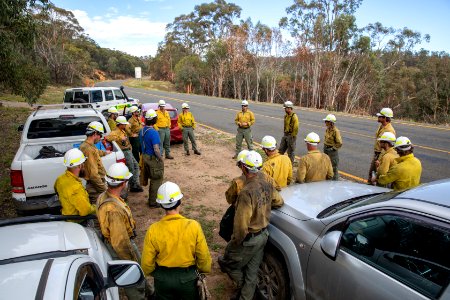 US firefighters in Australia