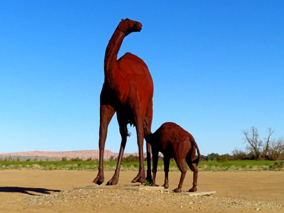 Metal Art Sculpture at Anza-Borrego Desert SP in CA