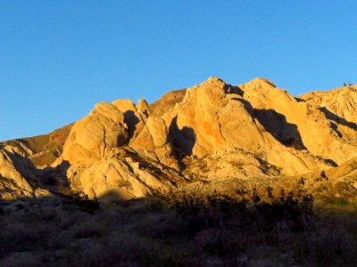Badlands at Anza-Borrego Desert SP in CA