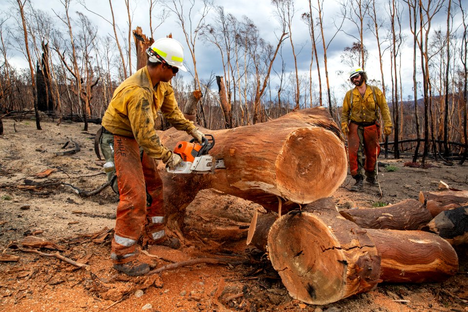 US firefighters in Australia