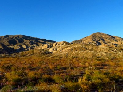 Badlands at Anza-Borrego Desert SP in CA photo