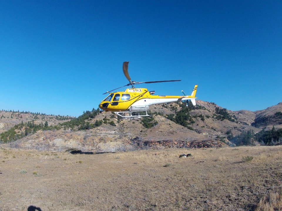 Helicopter firefighting operations
