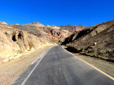 Artist Drive at Death Valley NP in CA