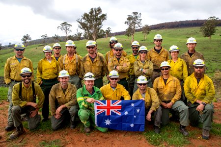 US firefighters in Australia