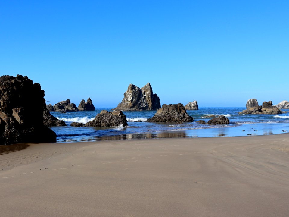 Ecola Point at Pacific Coast in OR