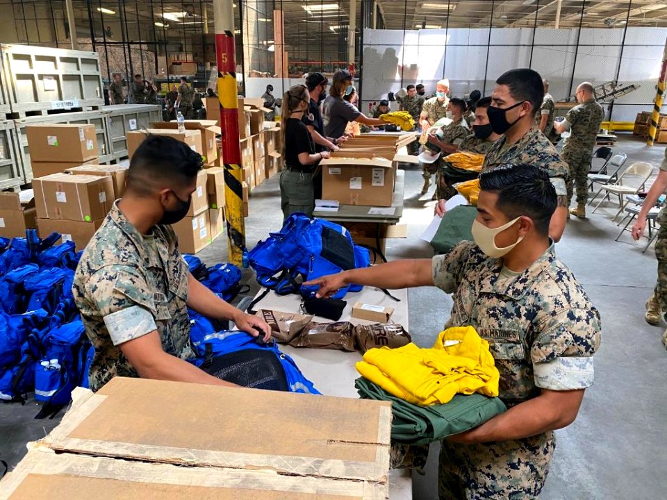 Marines and Sailors Get Gear