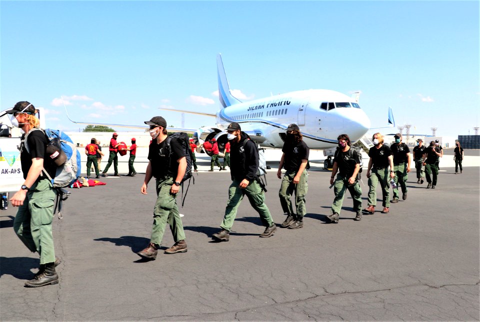 Hot shot crews from Alaska arrive at NIFC July 24, 2020