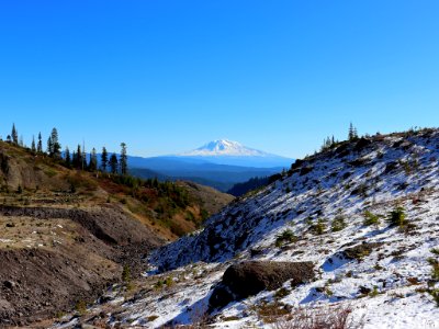 Mt. Adams at Ape Canyon Trail in WA