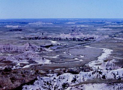 Aerial of Cedar Pass Lodging