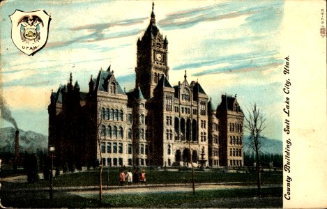 Salt Lake City and County Building, 1908 photo