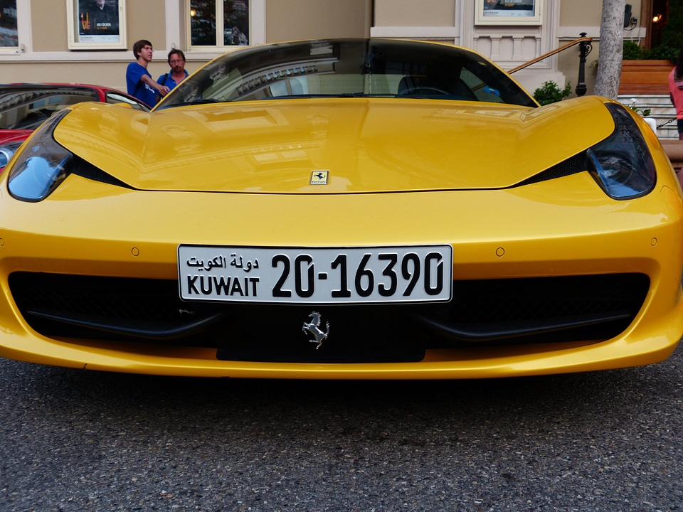 Stylish car number license plate
