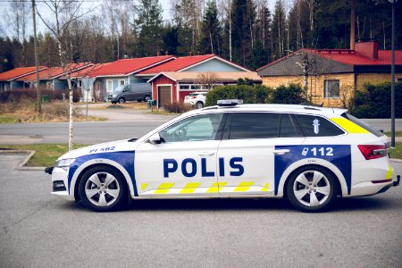 Finnish police cruiser photo