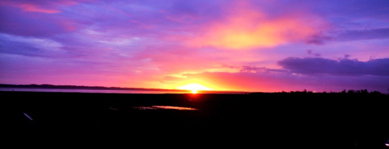Sunrise over Newtownards to Comber Carrigeway 05-02-2019