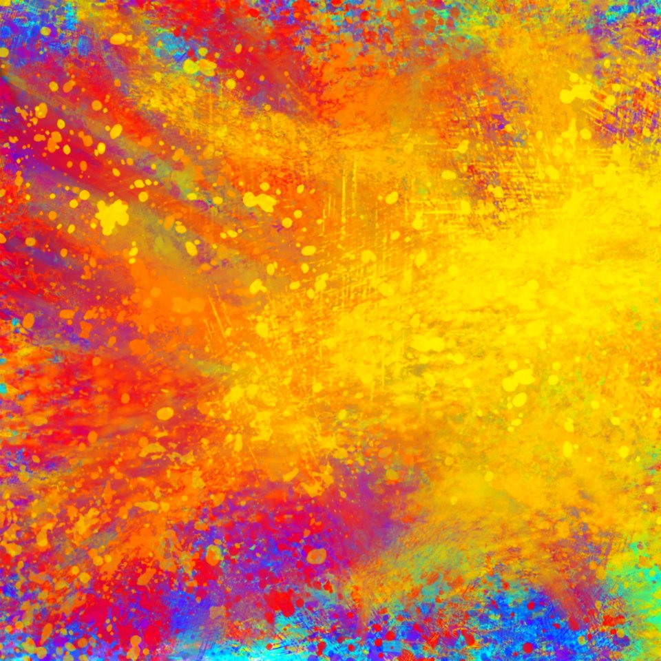 Work 00059 abstraction krita splatter test
